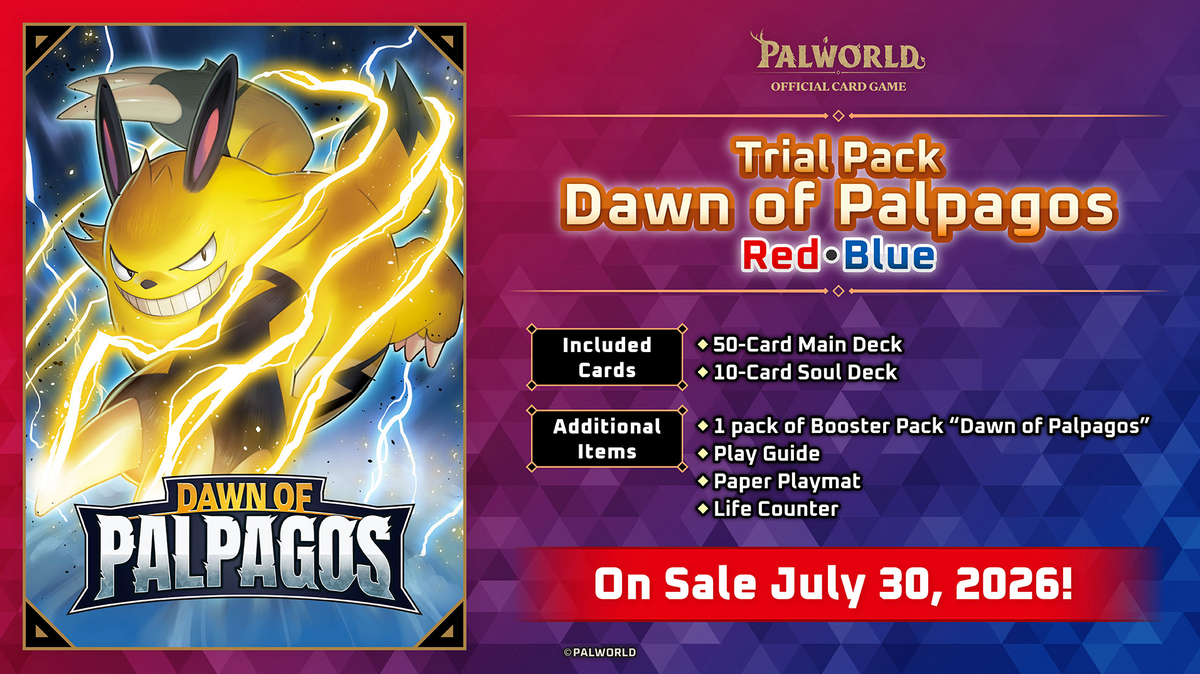 PALWORLD - Trial Deck "Dawn of Palpagos Red・Blue" - (Backorder) - Photo 2