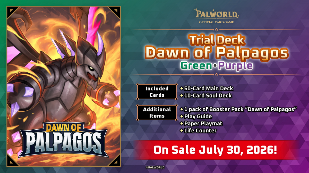 PALWORLD - Trial Deck "Dawn of Palpagos Green・Purple" - (Backorder) - Photo 2
