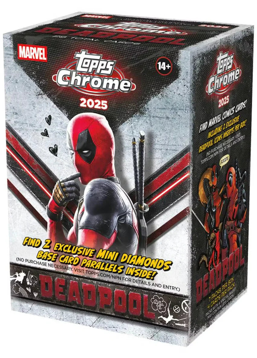 2025 Topps Chrome Deadpool - Blaster Box (Value Box)