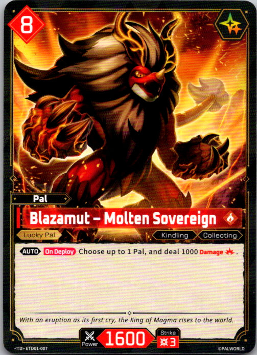 Palworld - TDR - ETD01-007 - Blazamut - Molten Sovereign