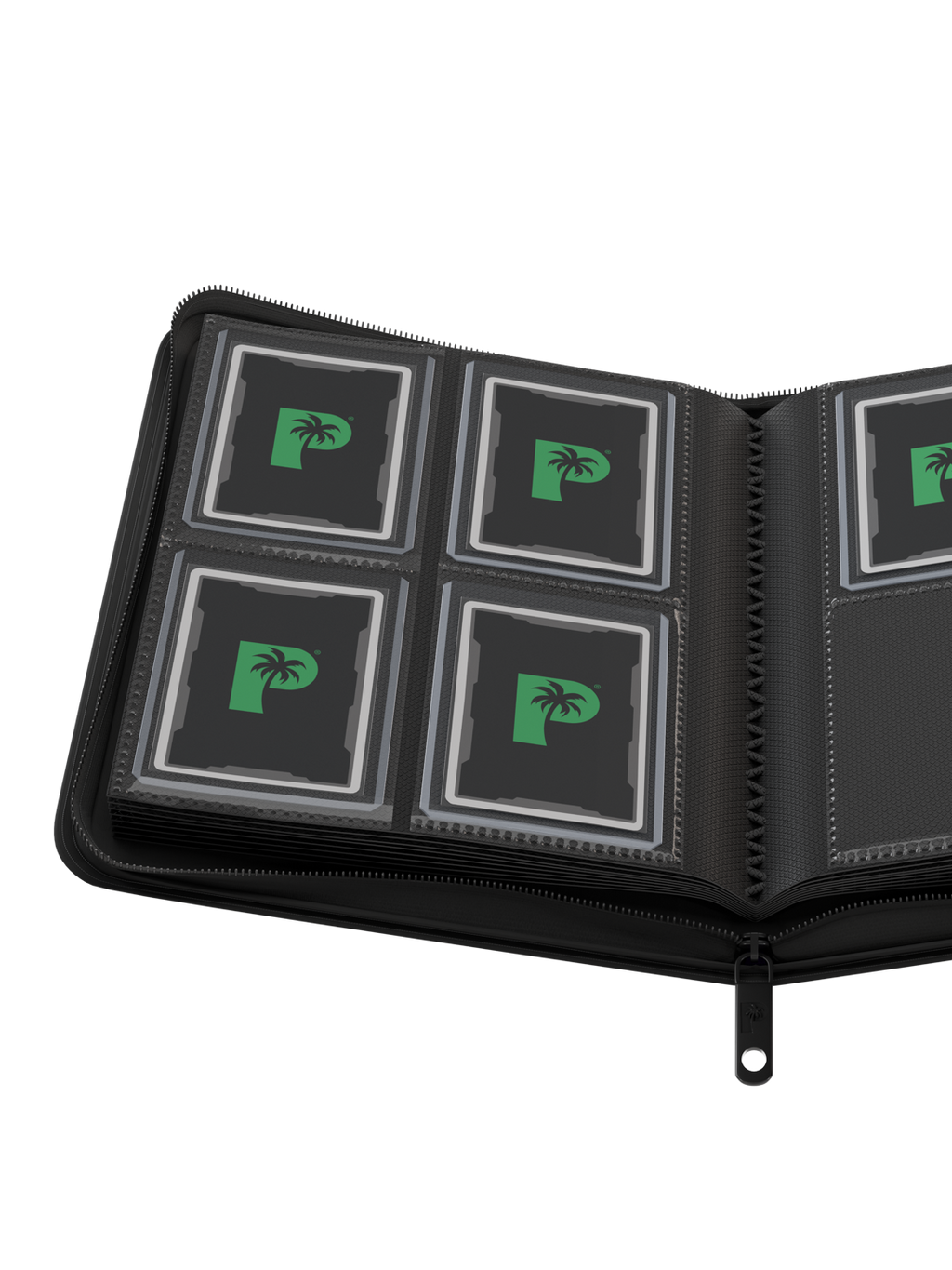 Collector's Series Top Loader Zip Binder - 4 Pocket - Black