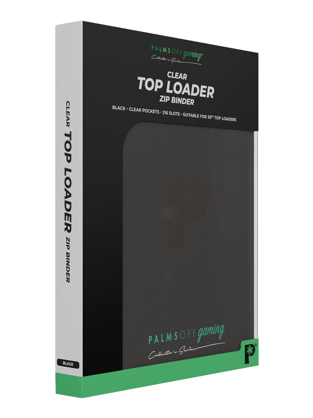 Collector's Series 9 Pocket Zip Binder - Black