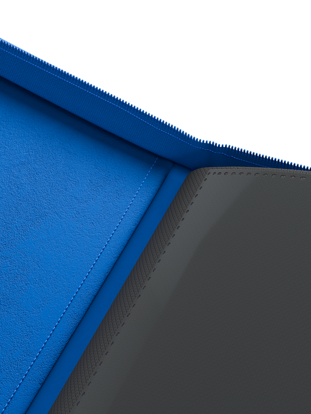 Collector's Series Top Loader Zip Binder - 9 Pocket - Blue
