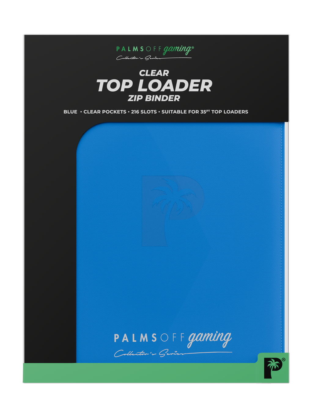 Collector's Series 9 Pocket Zip Binder - BLUE