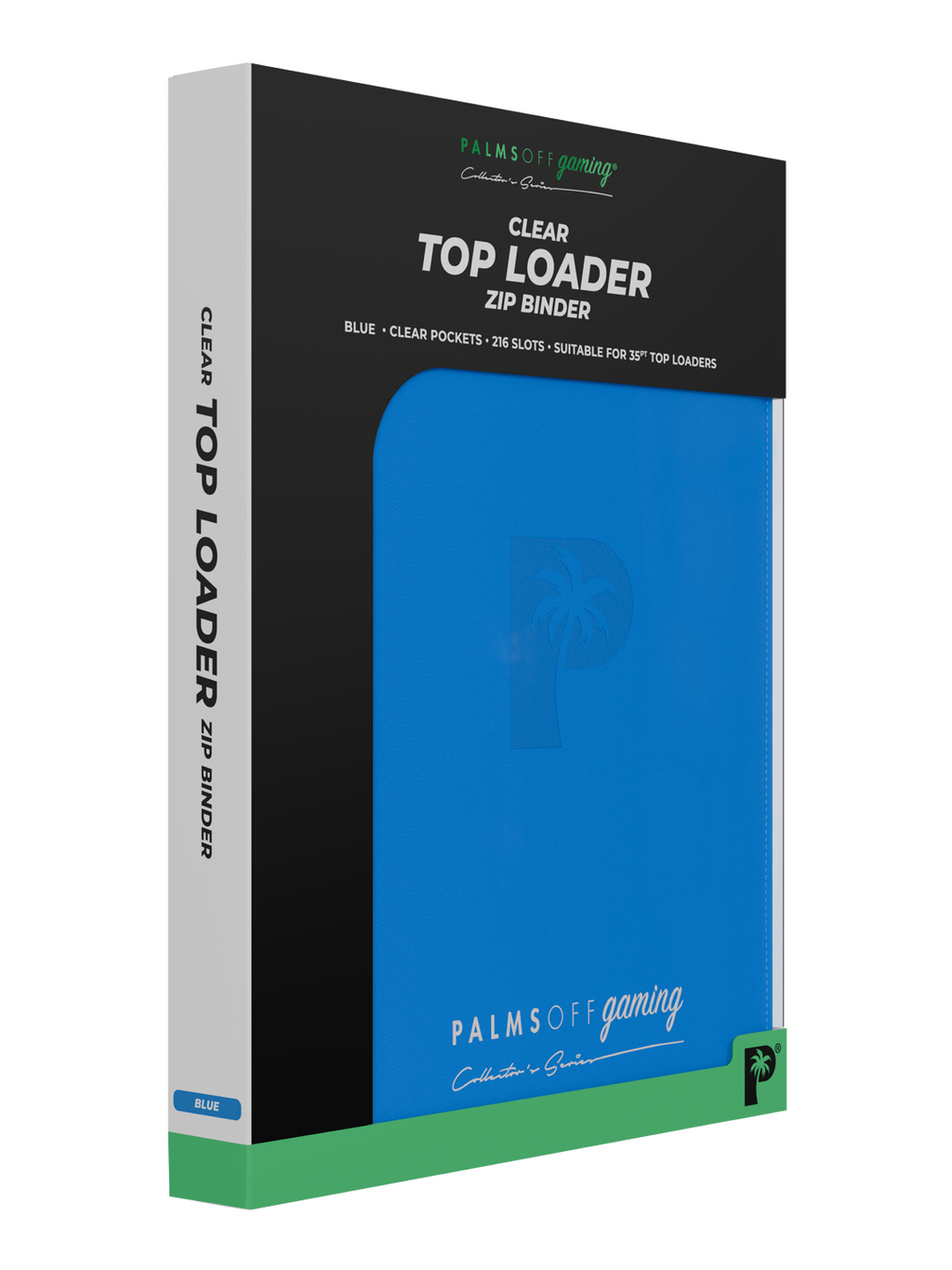 Collector's Series 9 Pocket Zip Binder - BLUE