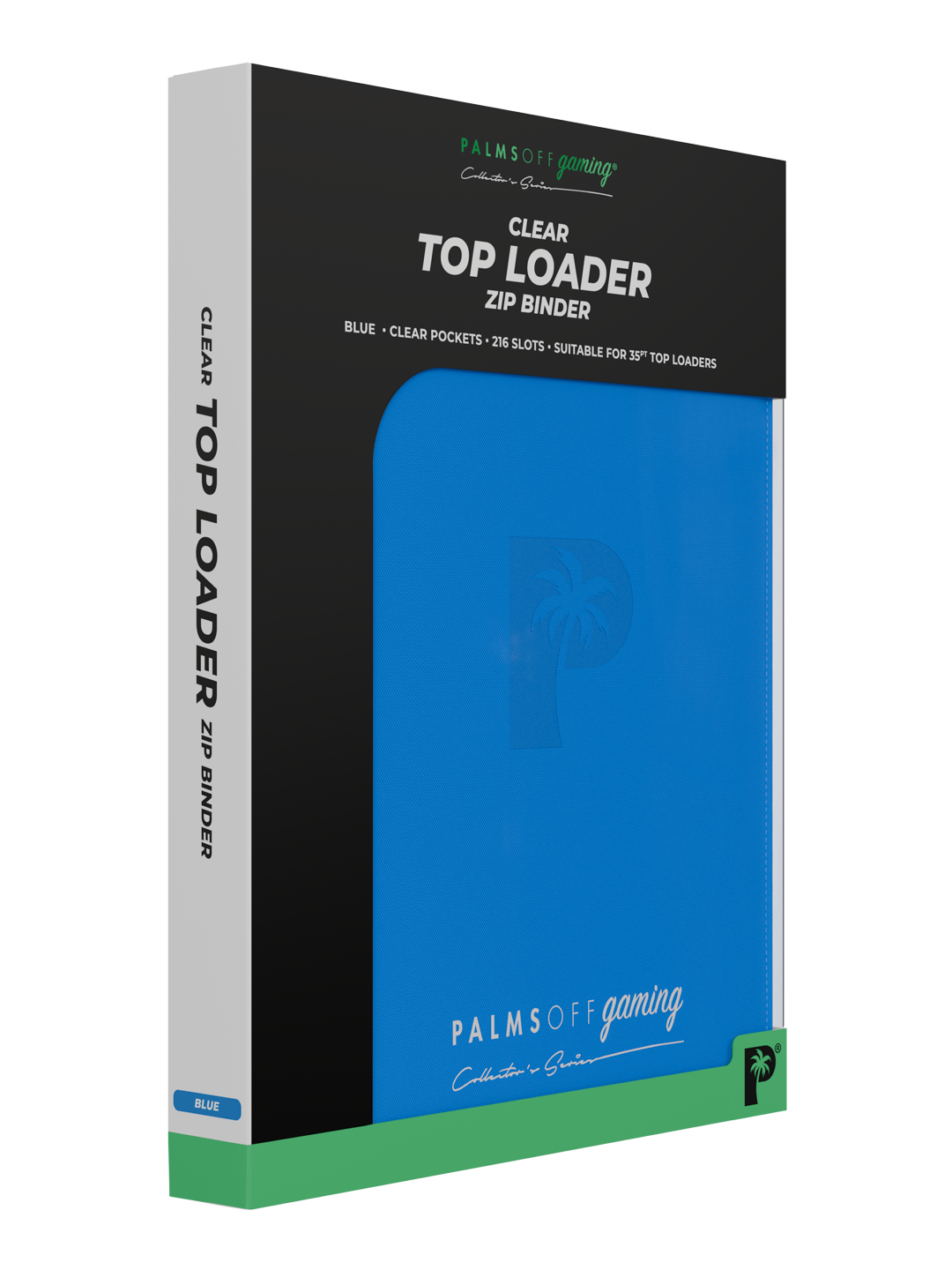 Collector's Series Top Loader Zip Binder - 9 Pocket - Blue - Photo 5