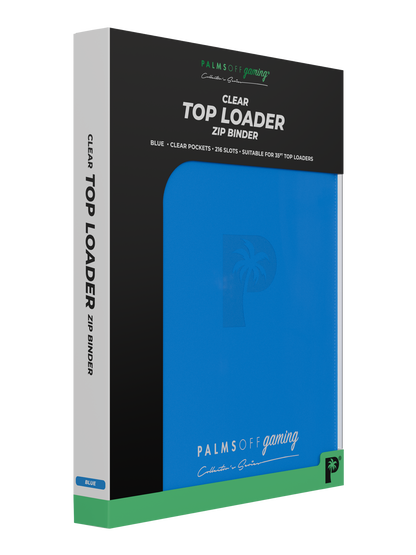 Collector's Series Top Loader Zip Binder - 9 Pocket - Blue - Photo 5