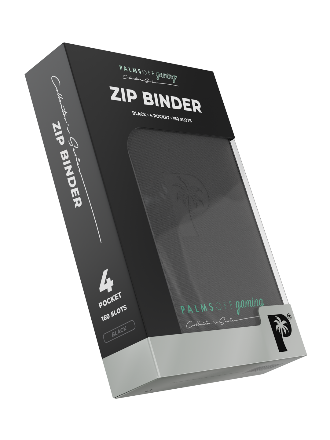 Collector's Series 4 Pocket Zip Binder - Black