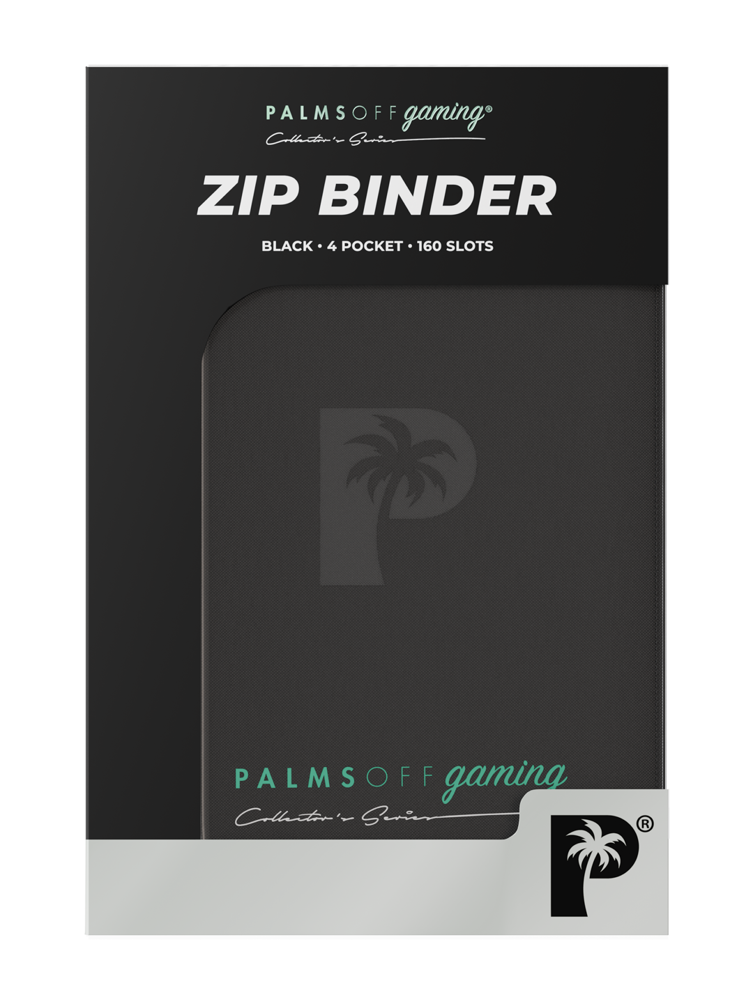 Collector's Series 4 Pocket Zip Binder - Black