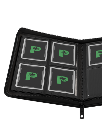 Collector's Series 4 Pocket Zip Binder - Black
