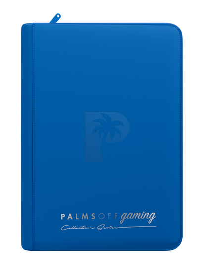 Collector's Series 4 Pocket Zip Binder - Blue