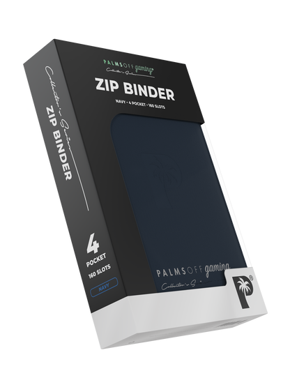 Collector's Series 4 Pocket Zip Binder - Navy
