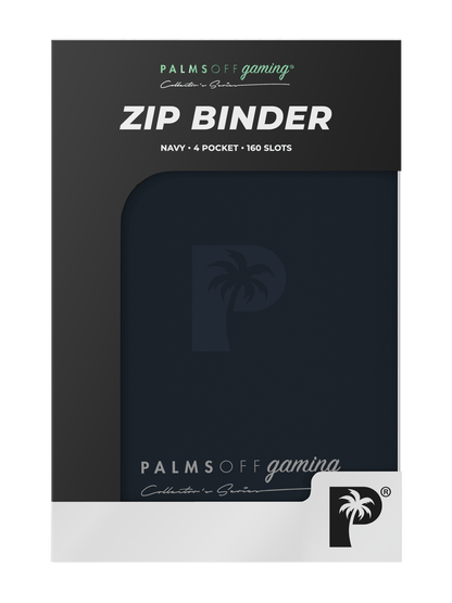 Collector's Series 4 Pocket Zip Binder - Navy