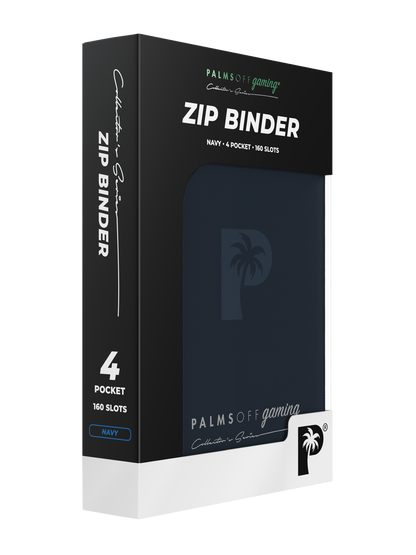 Collector's Series 4 Pocket Zip Binder - Navy