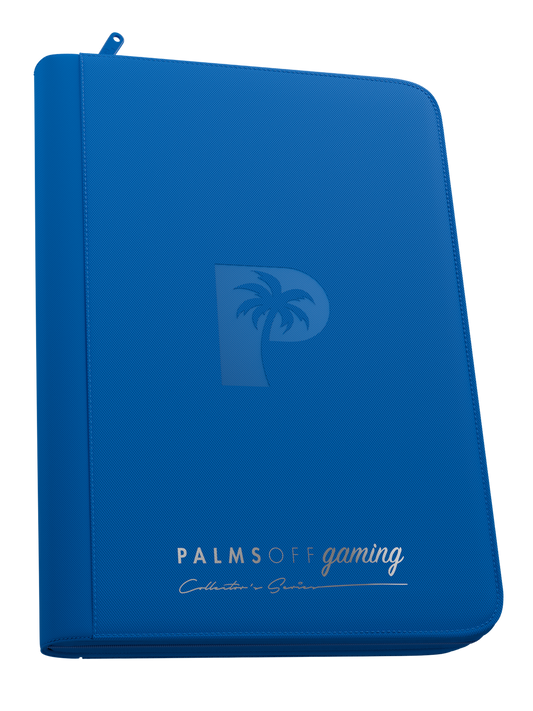 Collector's Series 9 Pocket Zip Binder - BLUE