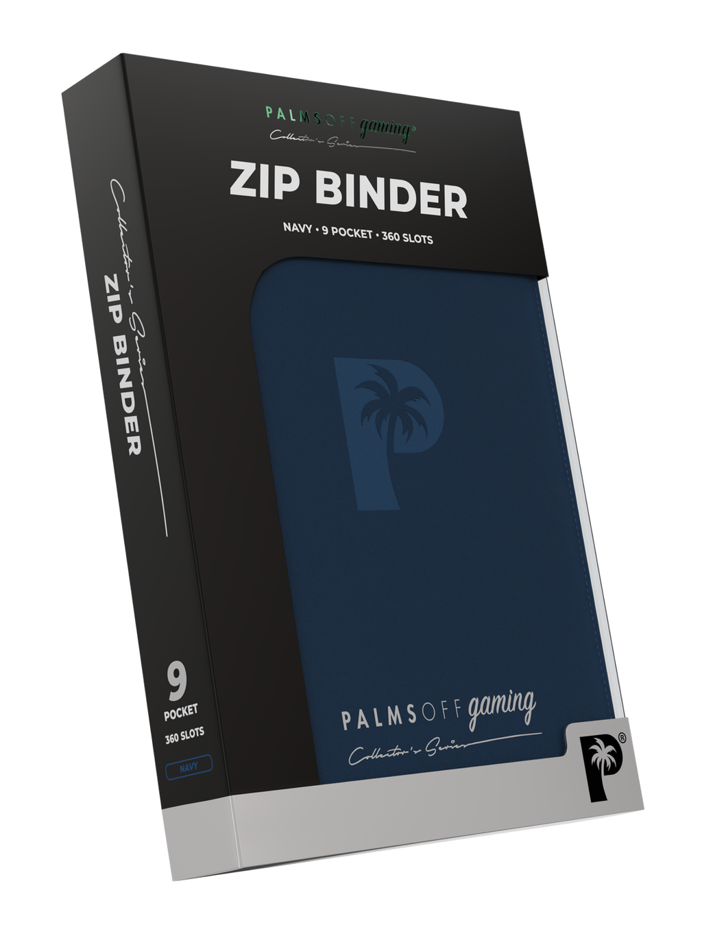 Collector's Series 9 Pocket Zip Binder - Navy