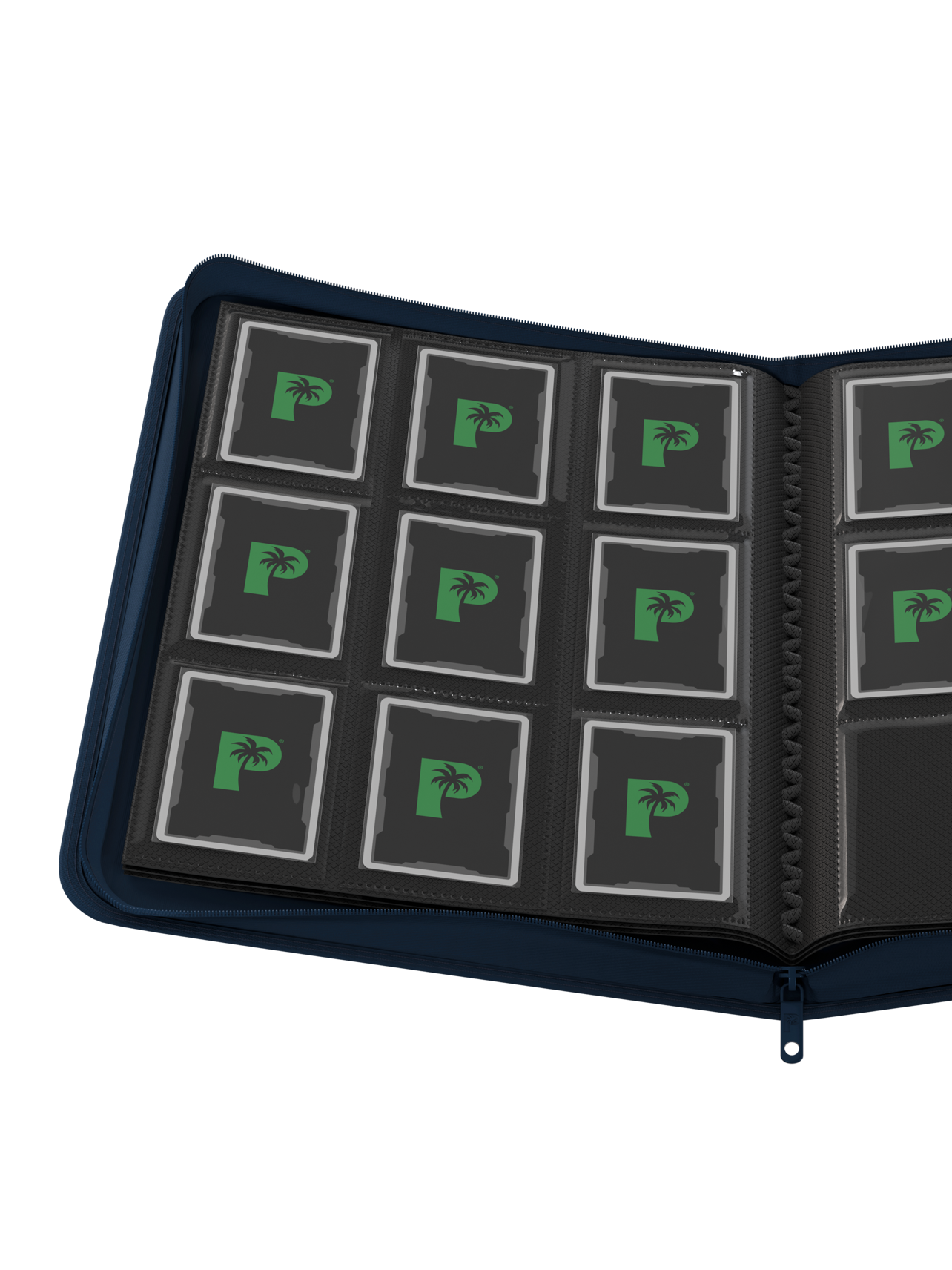 Collector's Series 9 Pocket Zip Binder - Navy