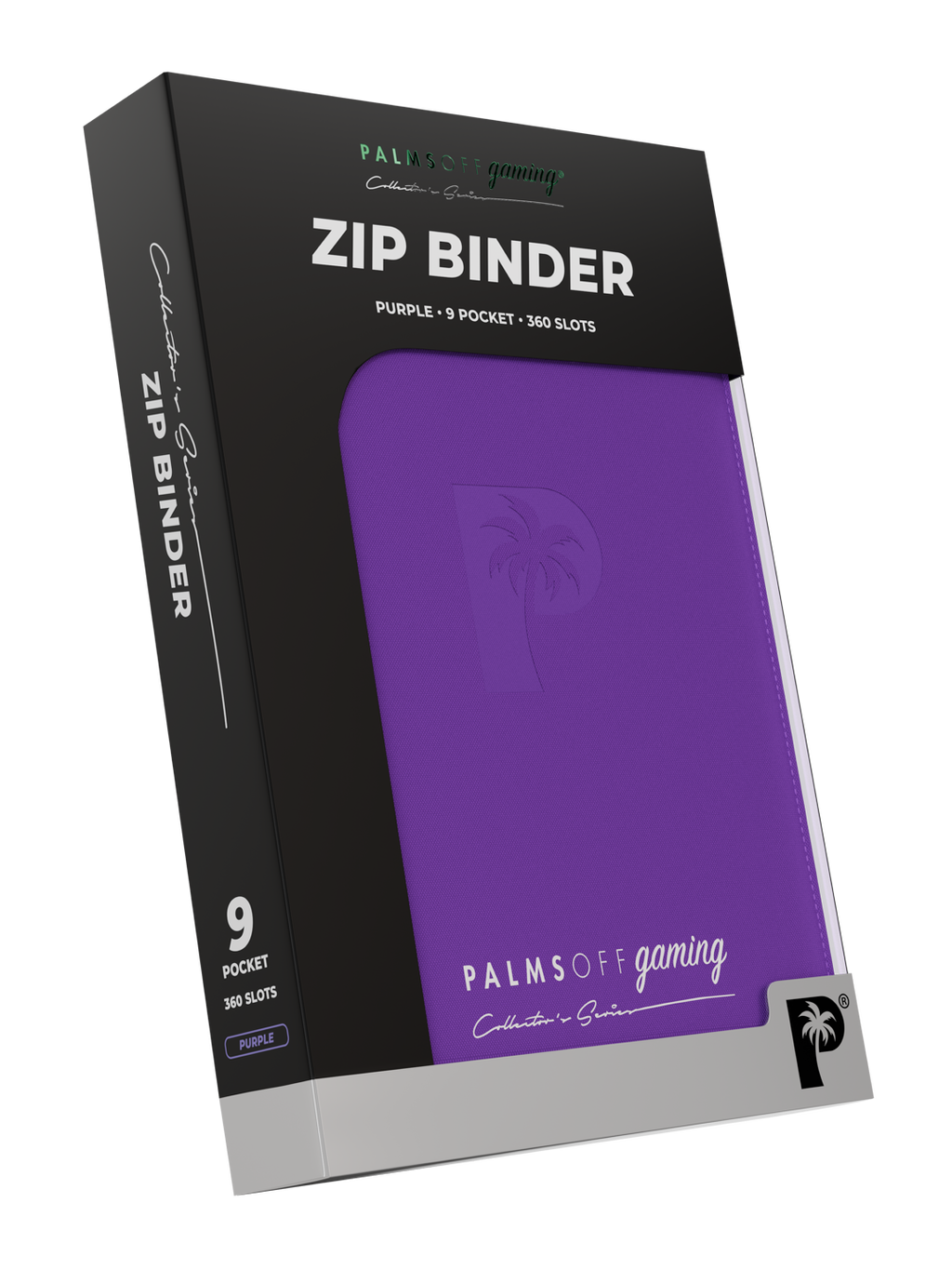 Collector's Series 9 Pocket Zip Binder - Purple