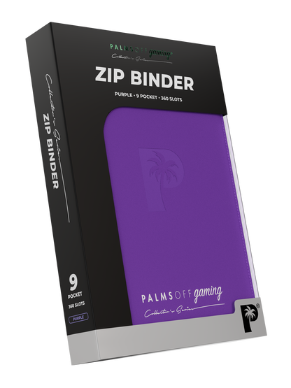 Collector's Series 9 Pocket Zip Binder - Purple (Backorder) - Photo 7