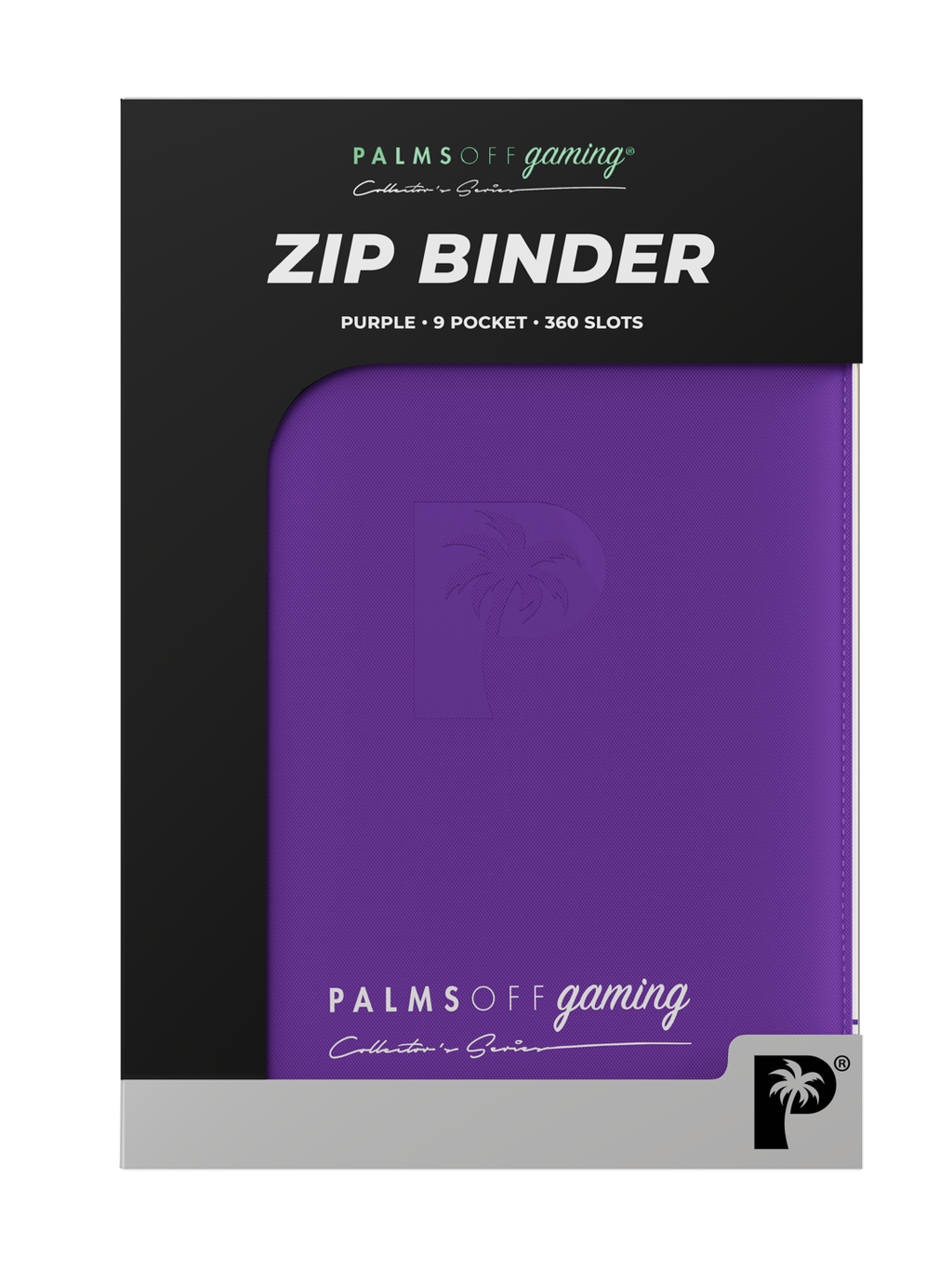 Collector's Series 9 Pocket Zip Binder - Purple