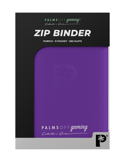 Collector's Series 9 Pocket Zip Binder - Purple (Backorder) - Photo 2