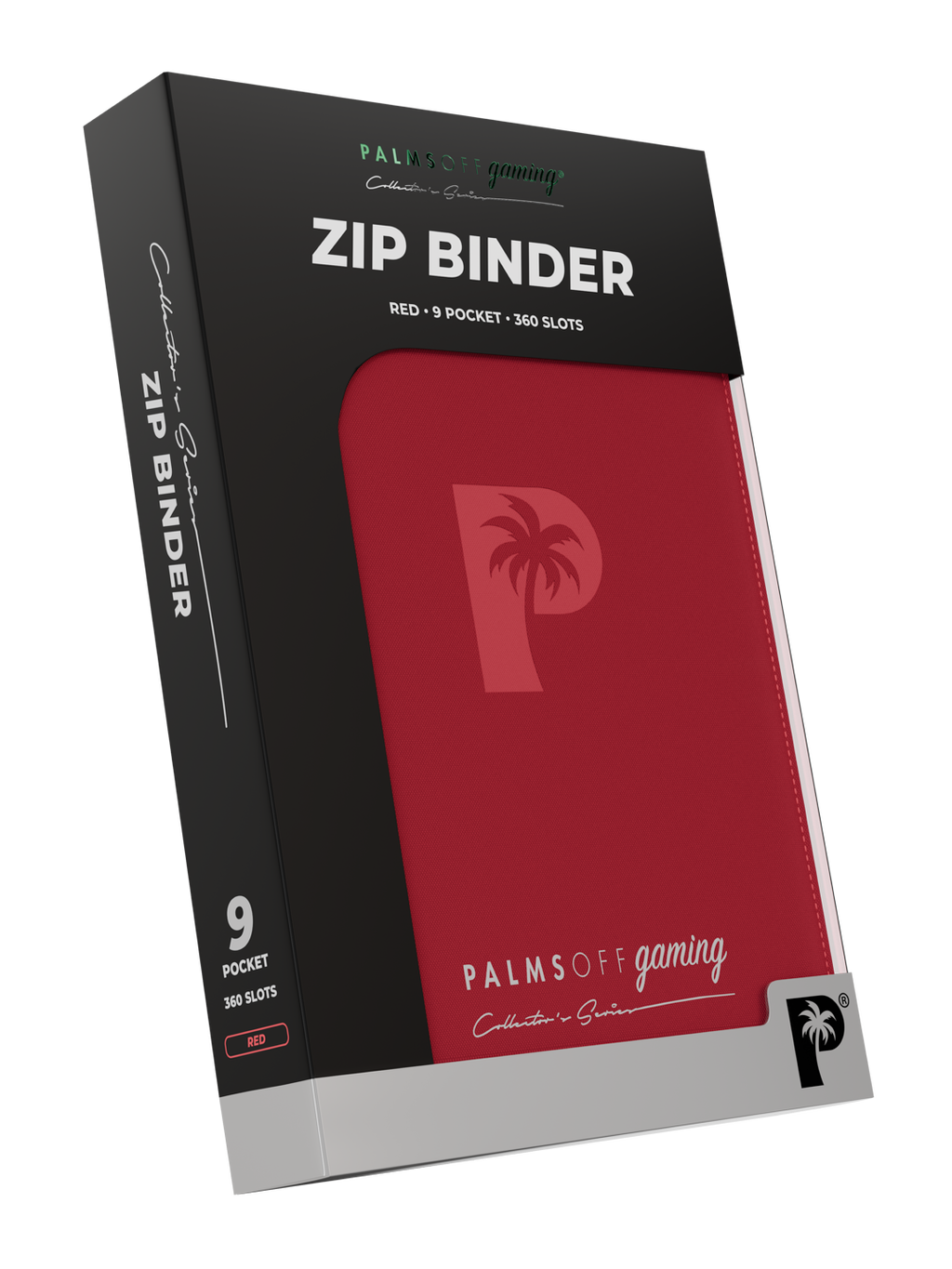 Collector's Series 9 Pocket Zip Binder - Red