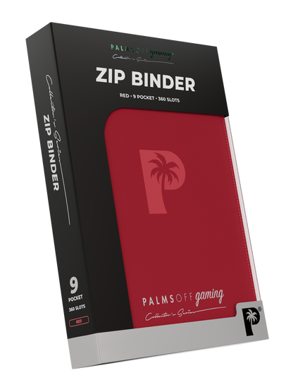 Collector's Series 9 Pocket Zip Binder - Red (Backorder) - Photo 2