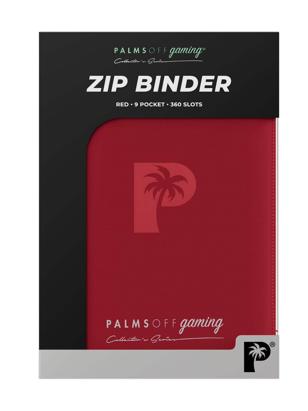 Collector's Series 9 Pocket Zip Binder - Red