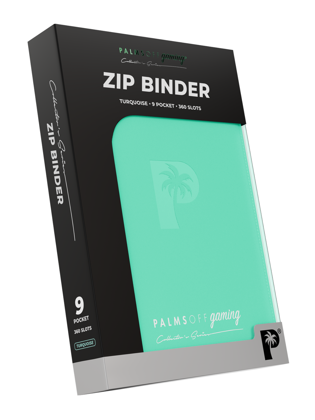 Collector's Series 9 Pocket Zip Binder - Turquoise