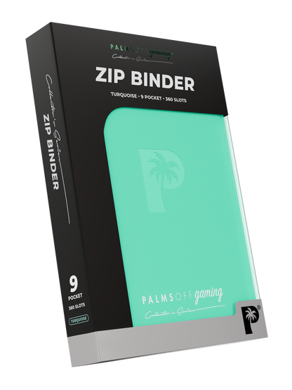 Collector's Series 9 Pocket Zip Binder - Turquoise (Backorder) - Photo 2