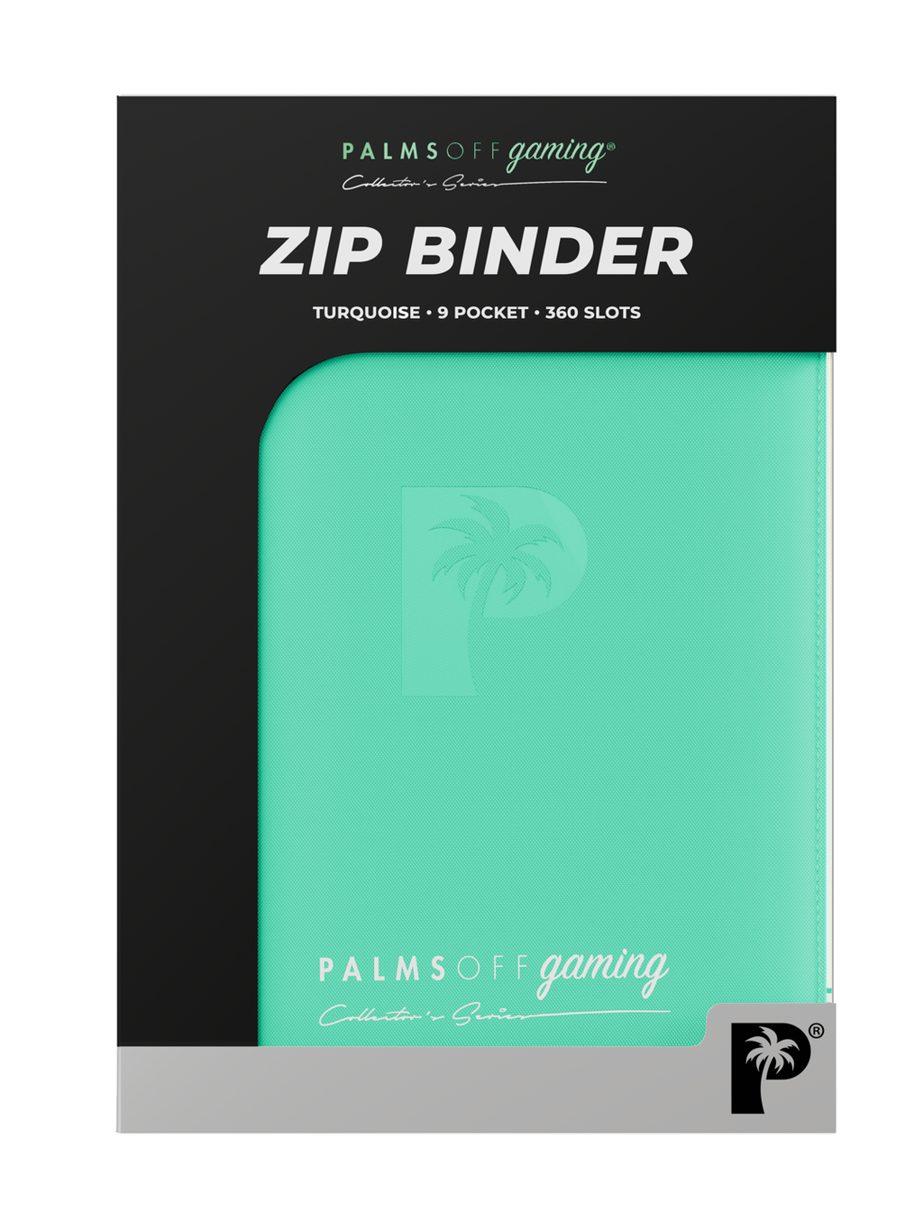 Collector's Series 9 Pocket Zip Binder - Turquoise