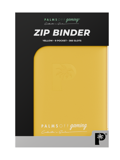 Collector's Series 9 Pocket Zip Binder - Yellow (Backorder) - Photo 2