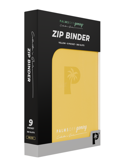 Collector's Series 9 Pocket Zip Binder - Yellow (Backorder) - Photo 9