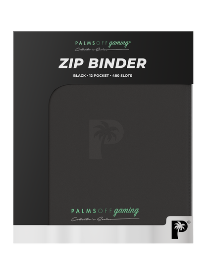 Collector's Series 12 Pocket Zip Binder - Black - Photo 5