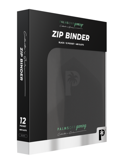 Collector's Series 12 Pocket Zip Binder - Black - Photo 6