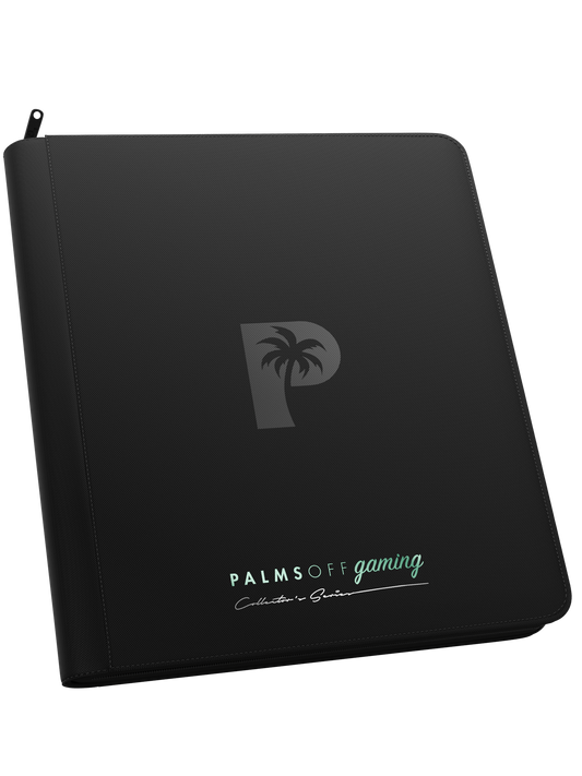 Collector's Series 12 Pocket Zip Binder - Black
