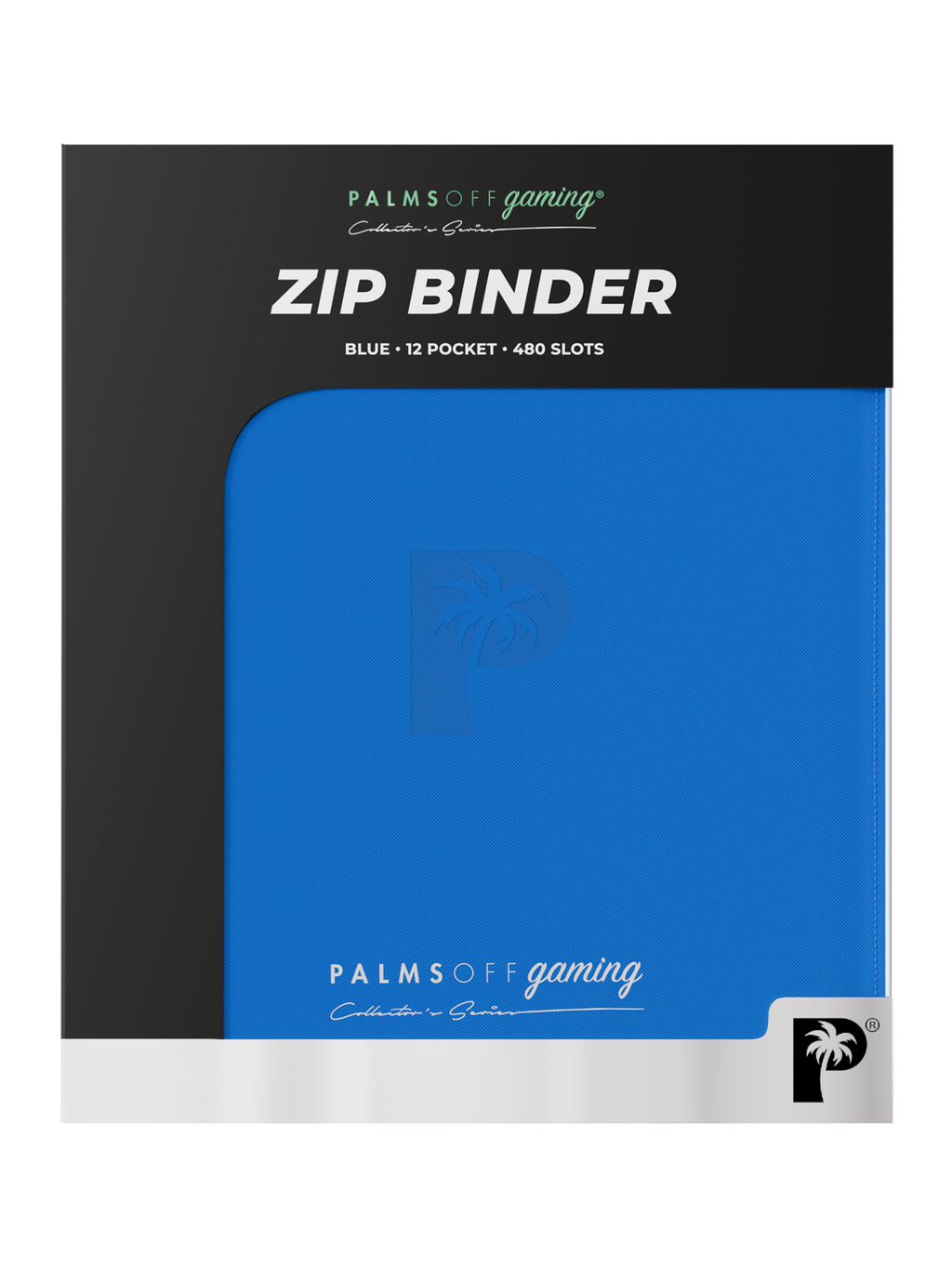 Collector's Series 12 Pocket Zip Binder - Blue