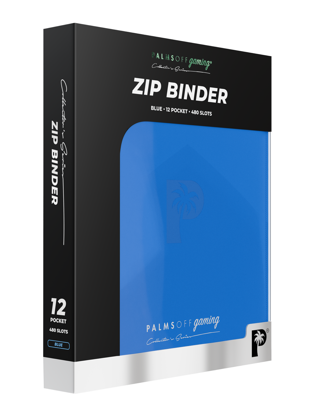 Collector's Series 12 Pocket Zip Binder - Blue