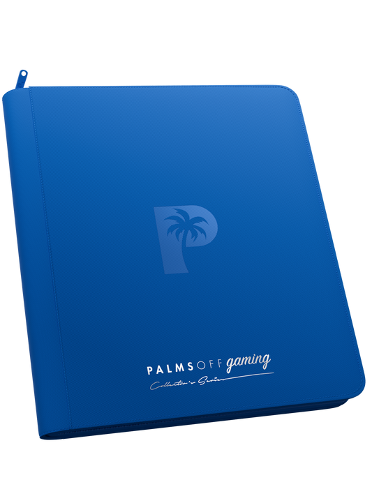 Collector's Series 12 Pocket Zip Binder - Blue