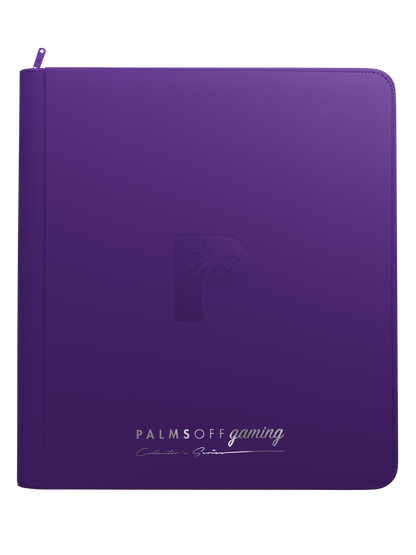 Collector's Series 12 Pocket Zip Binder - Purple