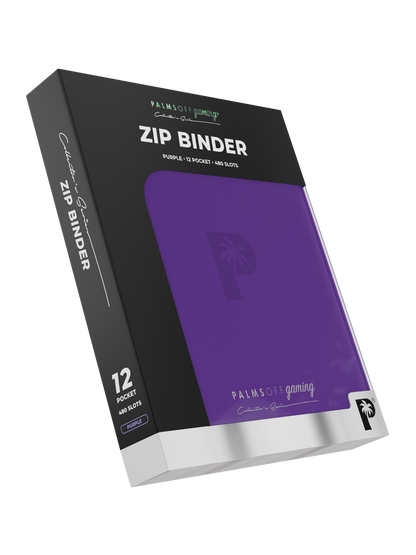 Collector's Series 12 Pocket Zip Binder - Purple