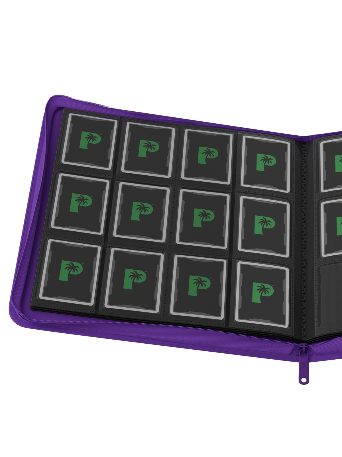 Collector's Series 12 Pocket Zip Binder - Purple