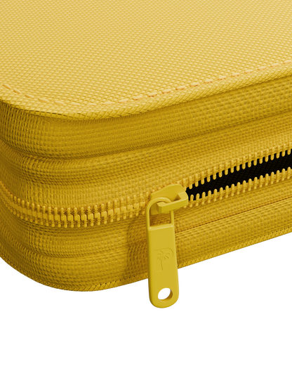 Collector's Series 12 Pocket Zip Binder - Yellow