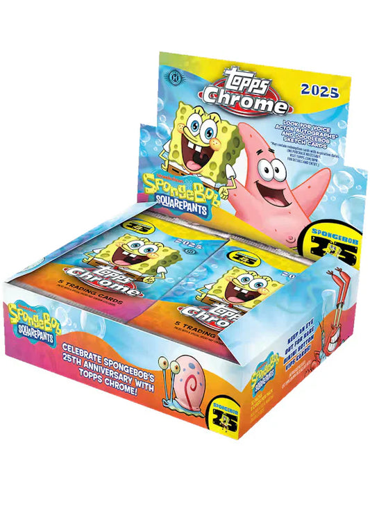 2025 Topps Chrome - Spongebob Hobby Box
